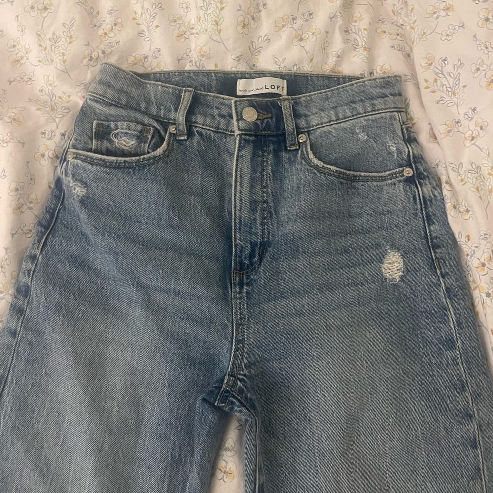 LOFT Classic Blue Denim Pants